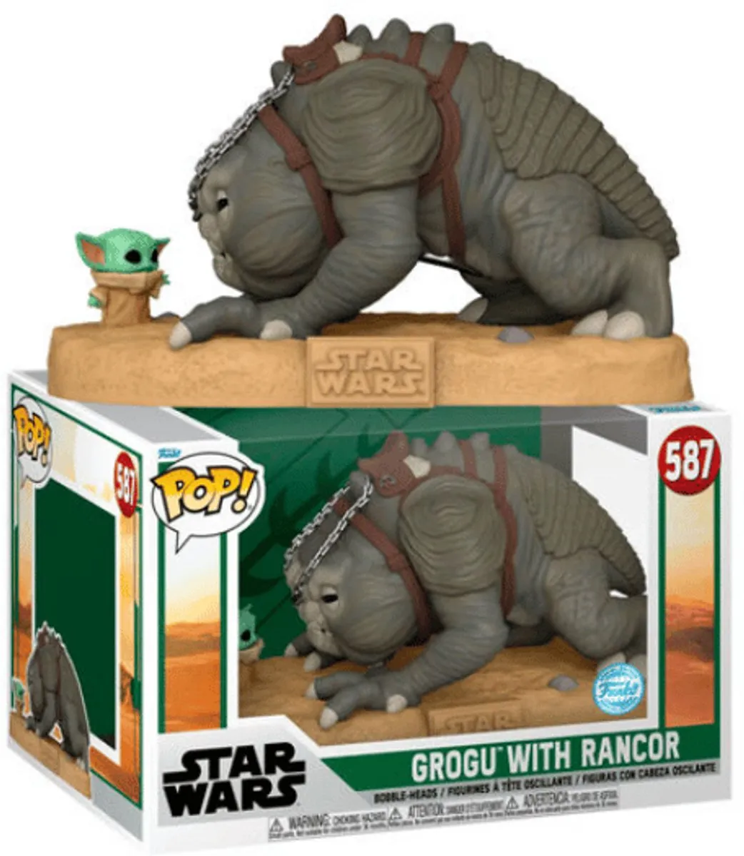 Funko Pop! Jumbo Book of Boba Fett Rancor met Grogu 69056 - Veelkleurig - afbeelding 3 van 3