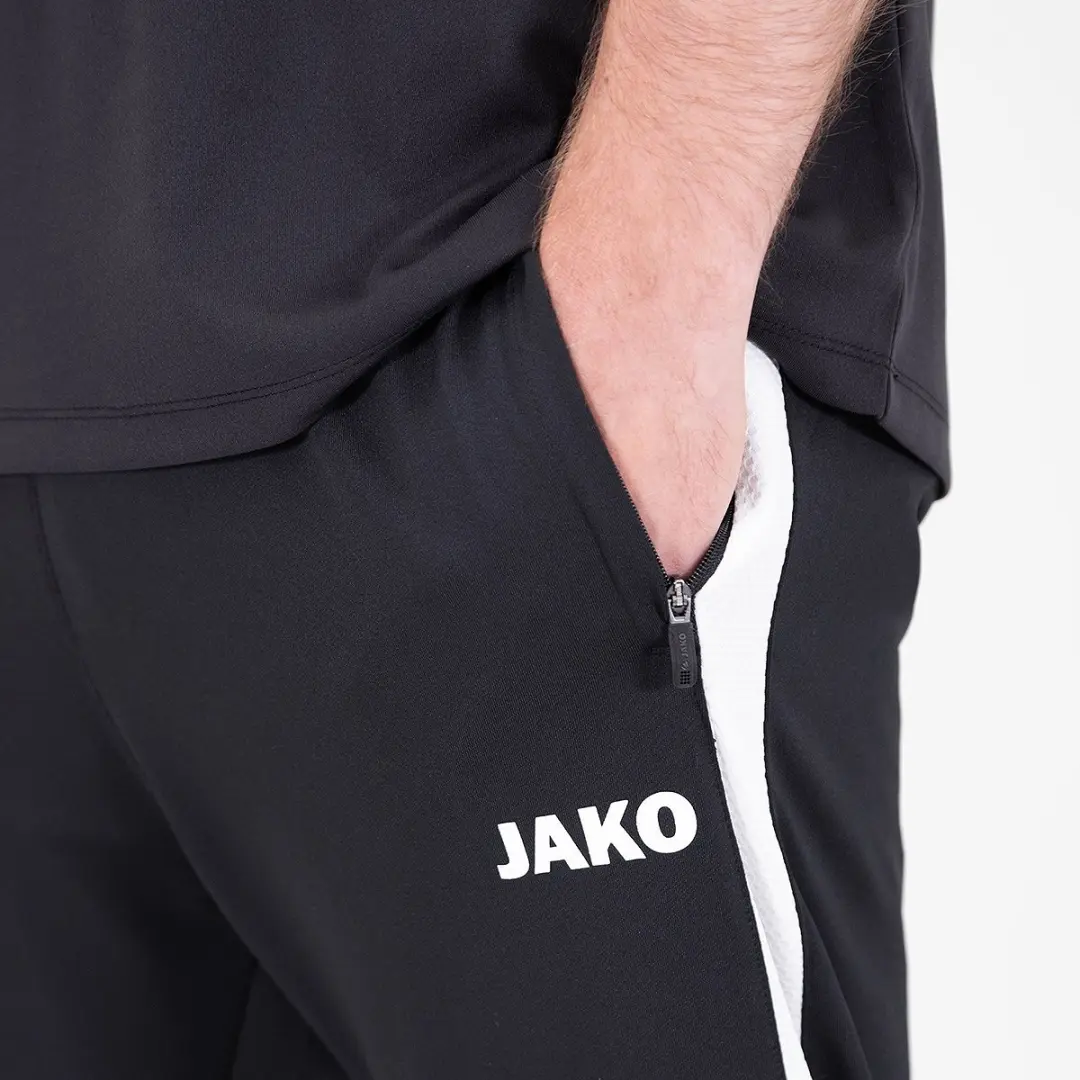 JAKO Power Trainingsbroek Heren M - Zwart/Wit