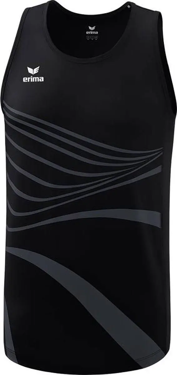Erima Racing Hardloopsinglet Heren L - Zwart