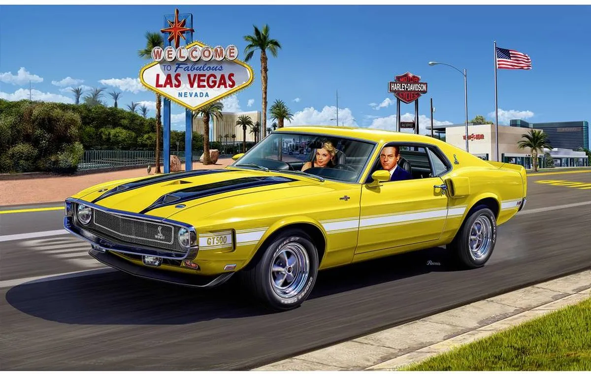 Revell 07729 Ford Shelby Mustang GT500 Modelbouwpakket 1:25 - Multi