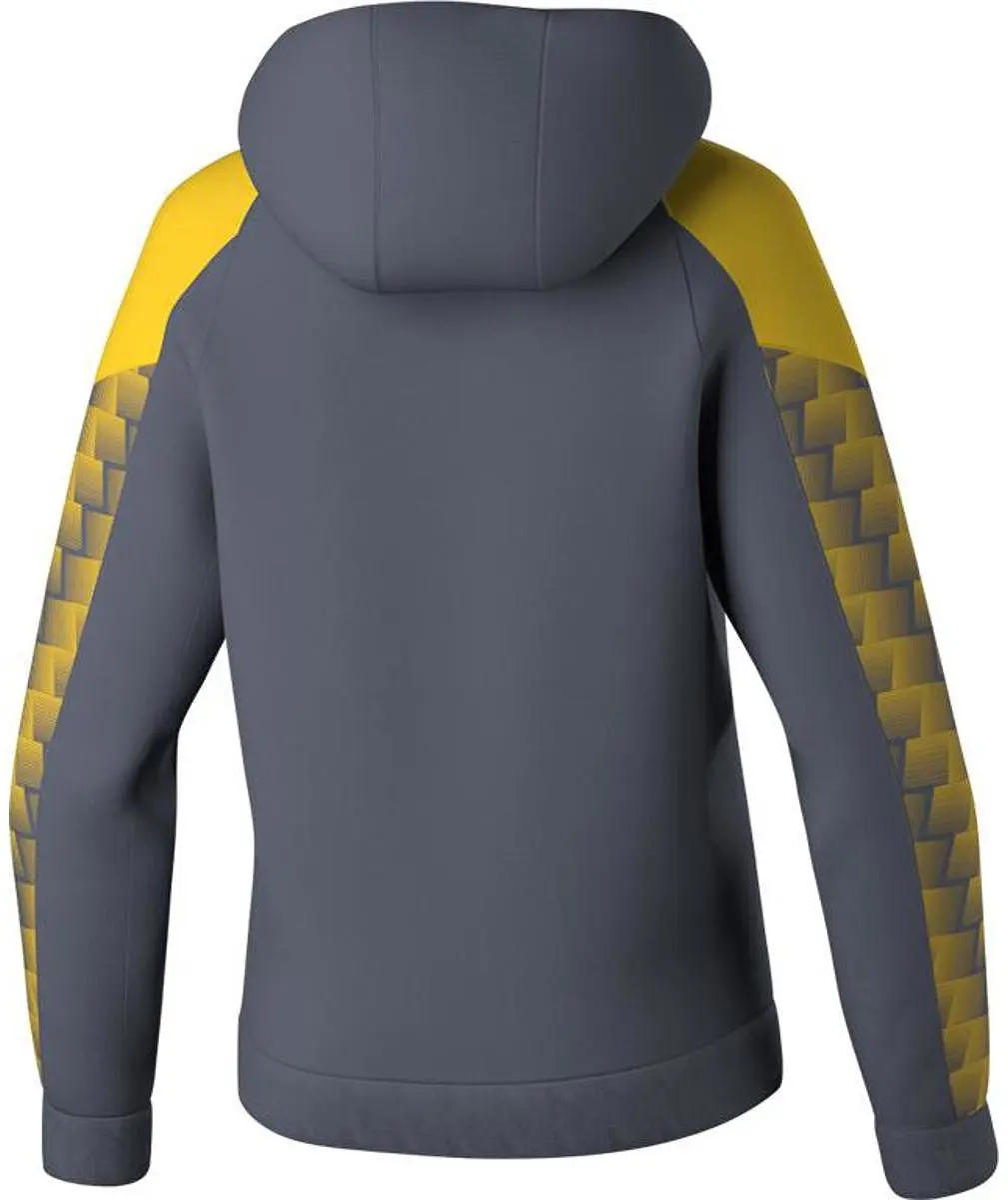 Erima Evo Star Sweatshirt Dames - Grijs/Geel - Maat 36