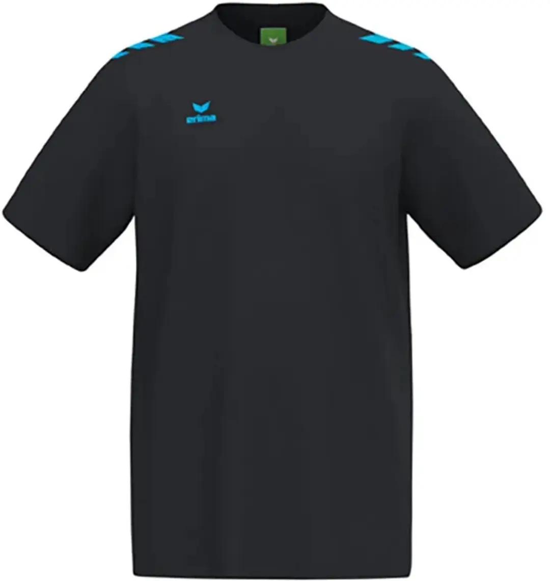 Erima CMTP 3 Wings T-shirt Heren - 4XL - Zwart/Curaçao