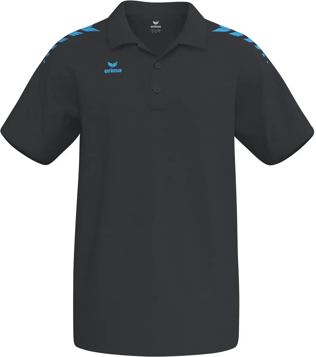 Erima CMTP 3 Wings Polo Heren - Zwart L