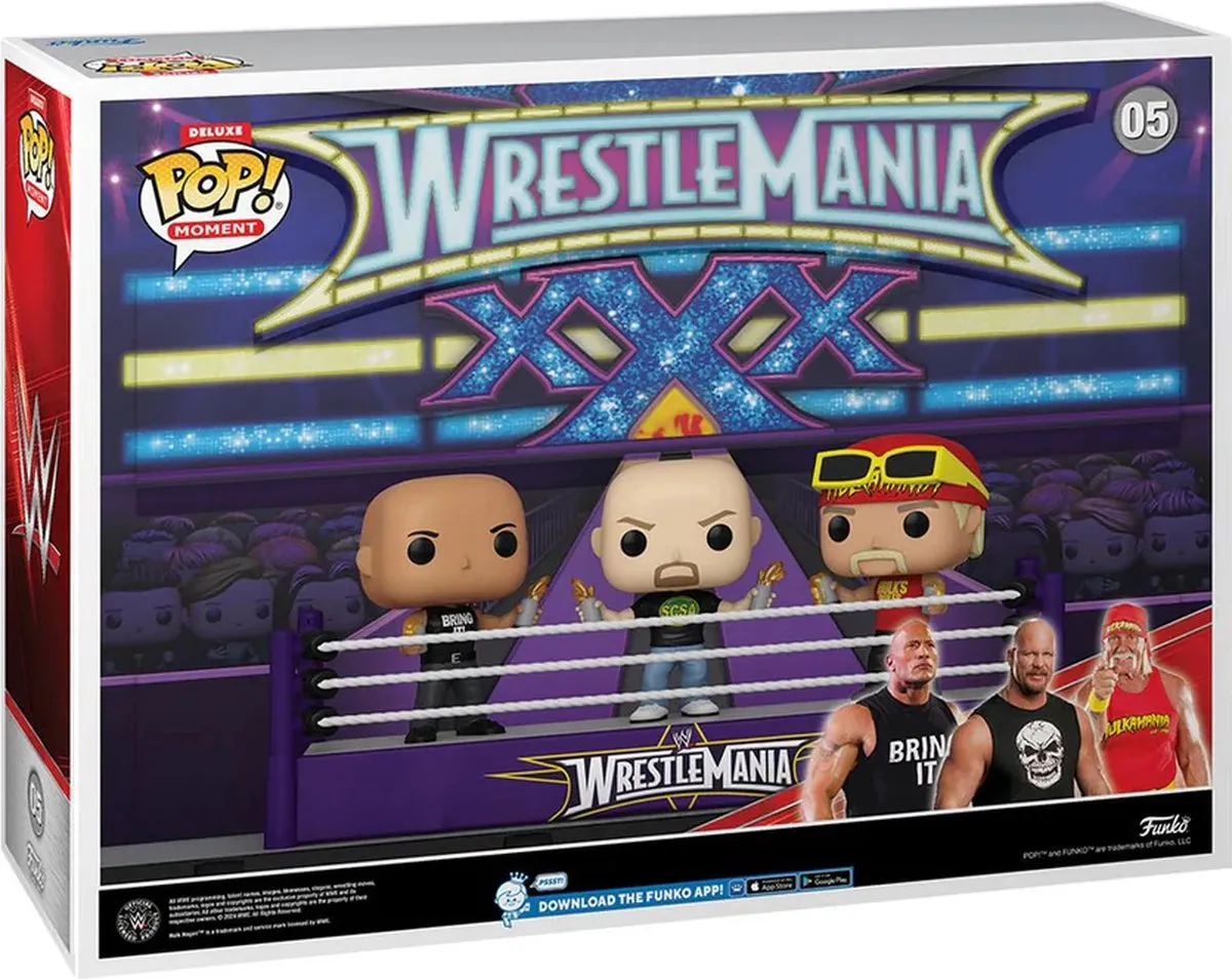 Funko Pop Moments Deluxe WWE WrestleMania 30 Opening Toast #78810 - Multicolor - afbeelding 3 van 4