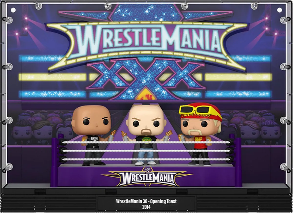 Funko Pop Moments Deluxe WWE WrestleMania 30 Opening Toast #78810 - Multicolor - afbeelding 4 van 4
