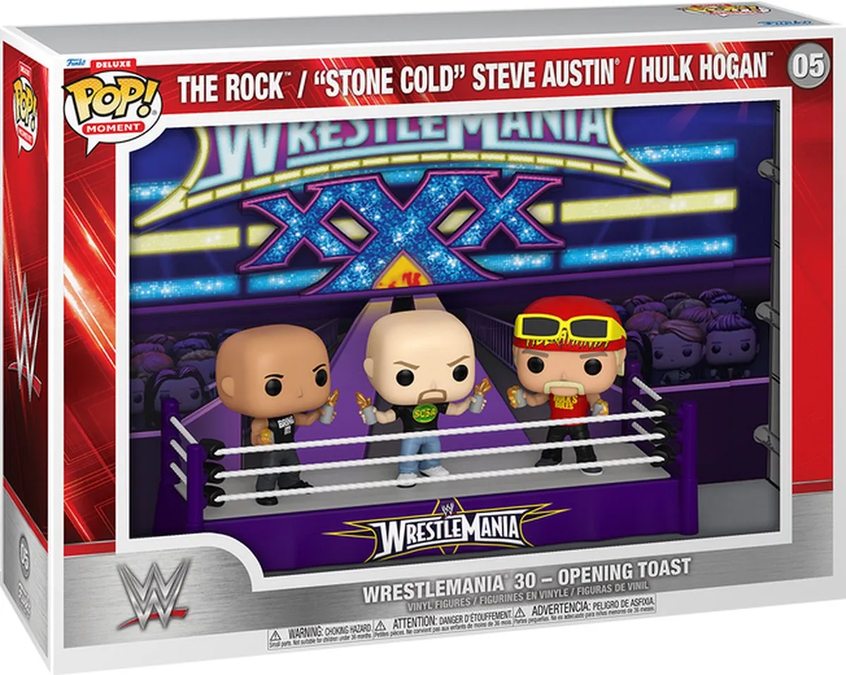Funko Pop Moments Deluxe WWE WrestleMania 30 Opening Toast #78810 - Multicolor - afbeelding 2 van 4