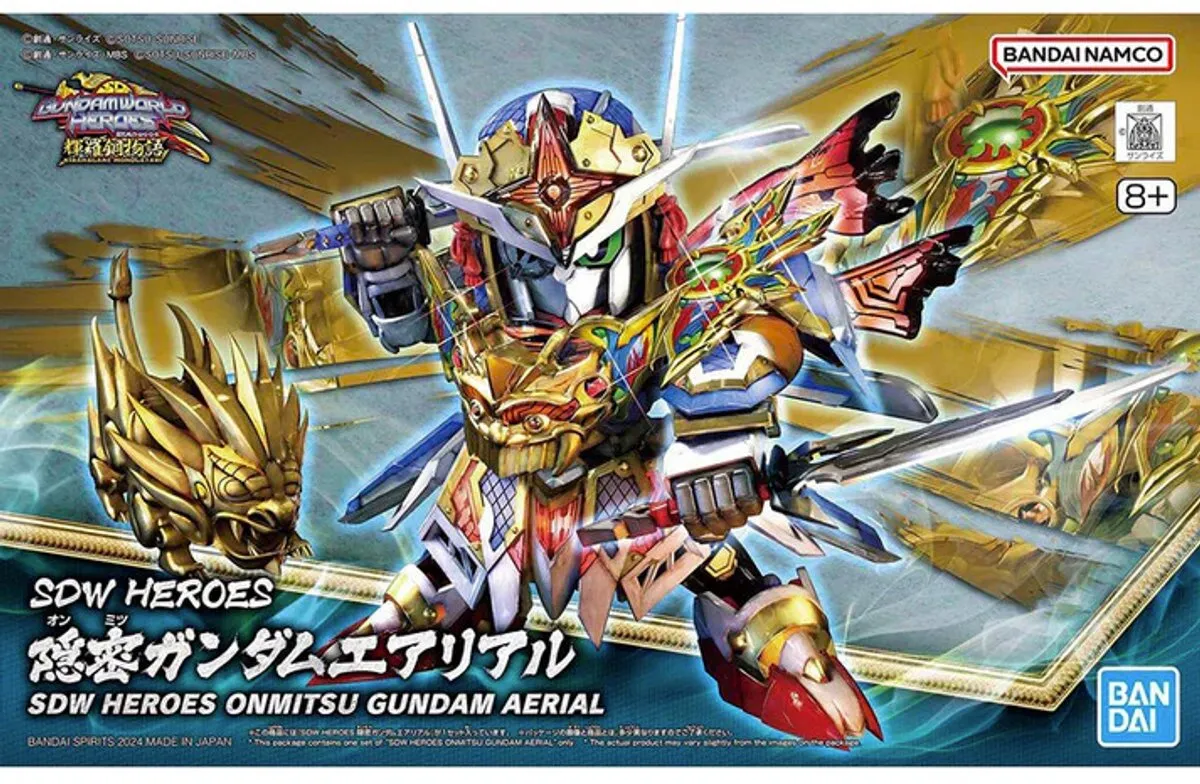 Bandai SD Gundam World Heroes Onmitsu Aerial Modelkit