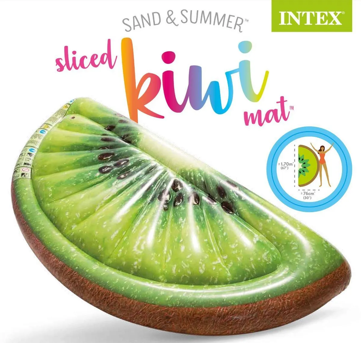 Intex Sliced Kiwi Mat - Multi