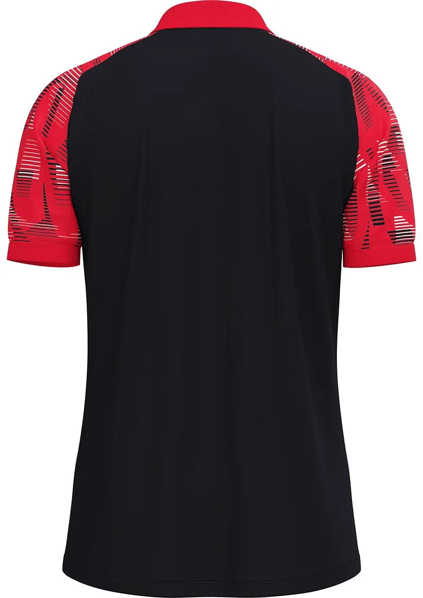 Jako Sonic Polo Heren - Zwart/Rood S