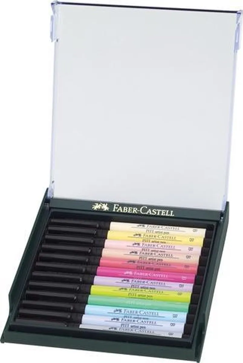 Faber-Castell Pitt Artist Pen Pastel - 12 Stuks
