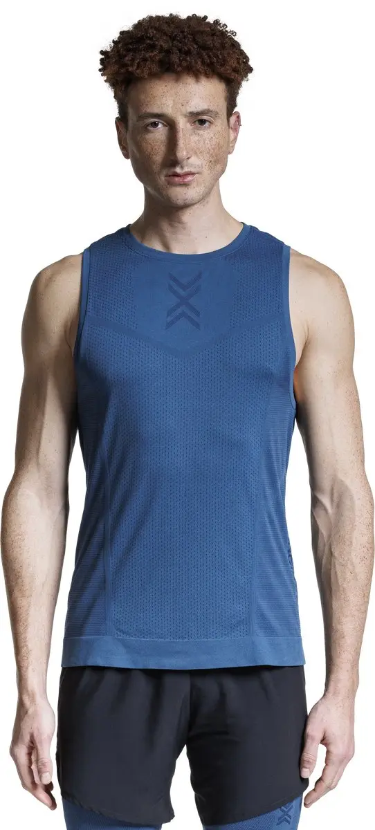X-Bionic Xceed Run Tanktop - S - Zand/Dark Sand