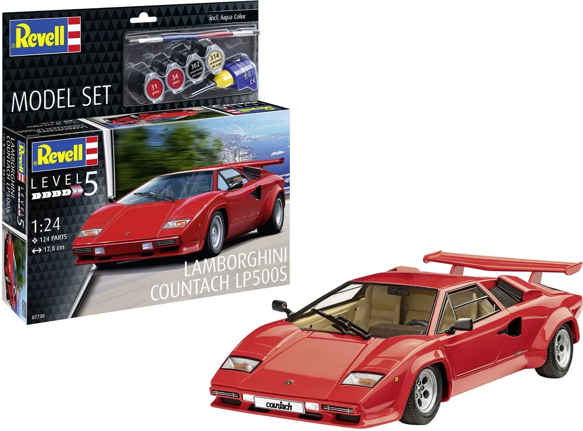 Revell Lamborghini Countach LP500S Modelbouwpakket 1:24