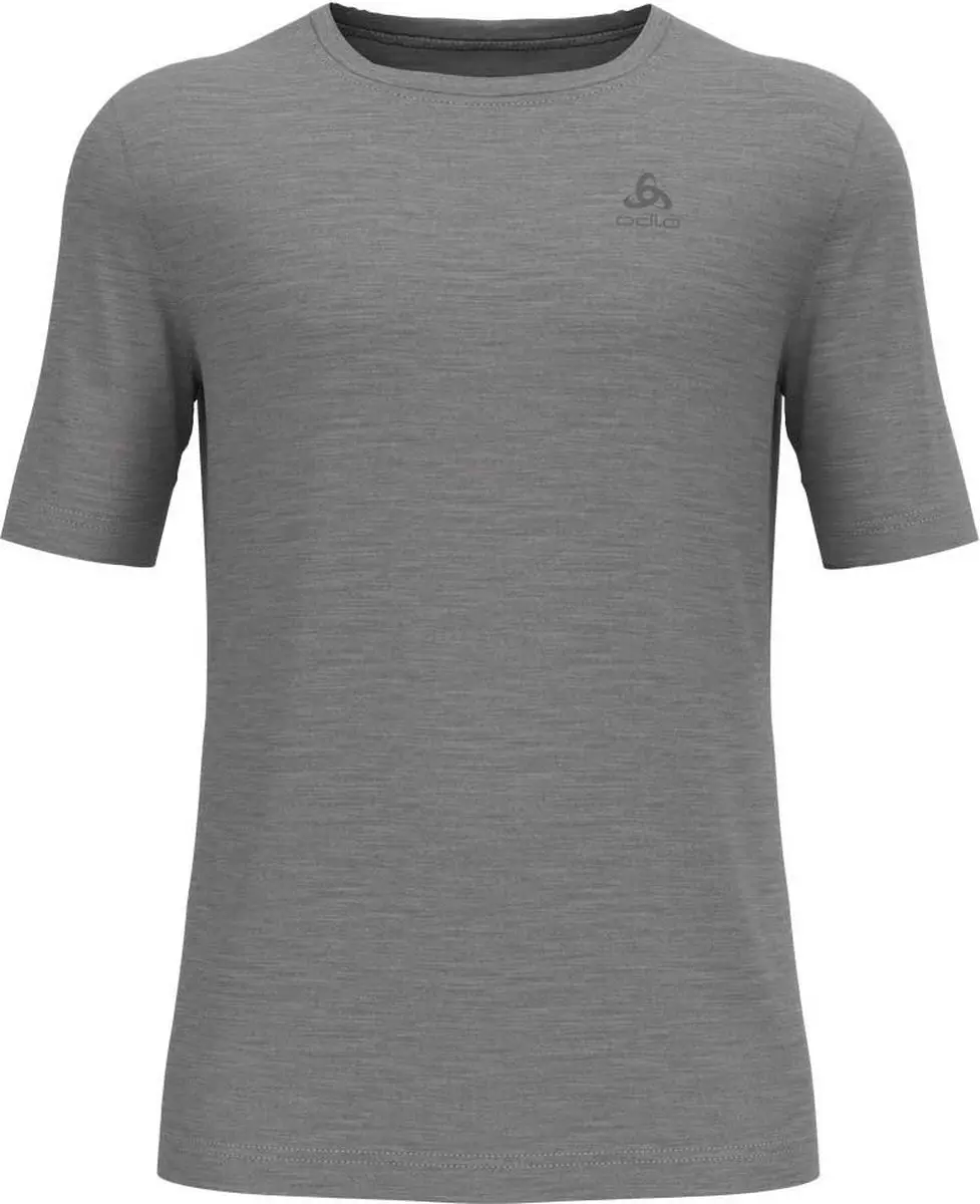 Odlo Merino 200 Korte Mouwen Basislaag Grijs L Man