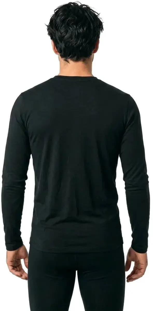ODLO Natural Merino 160 Heren Shirt - XXL - Zwart - afbeelding 6 van 6