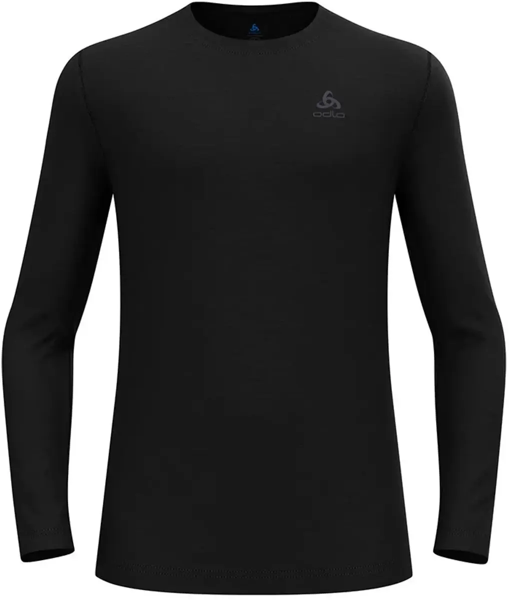 ODLO Natural Merino 160 Heren Shirt - XXL - Zwart