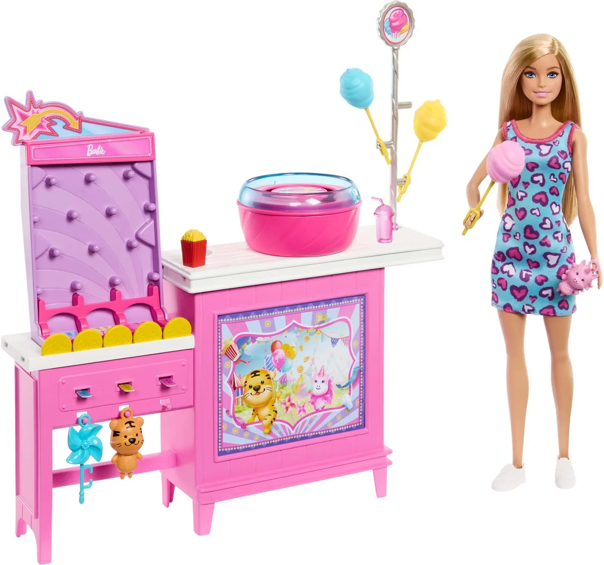 Barbie Mysteries Beach Detectives Suikerspinspelset - Multicolor