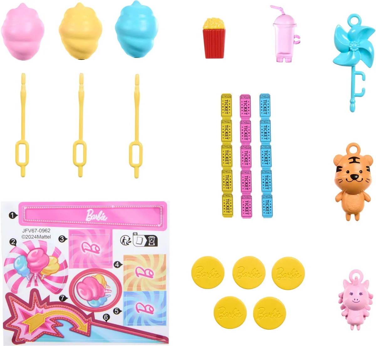 Barbie Mysteries Beach Detectives Suikerspinspelset - Multicolor