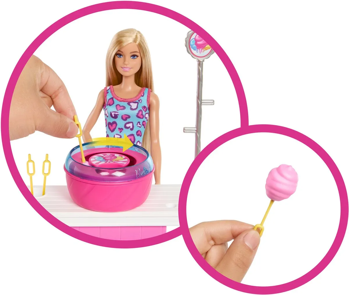 Barbie Mysteries Beach Detectives Suikerspinspelset - Multicolor - afbeelding 6 van 6