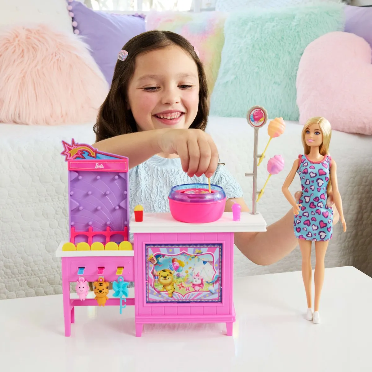 Barbie Mysteries Beach Detectives Suikerspinspelset - Multicolor