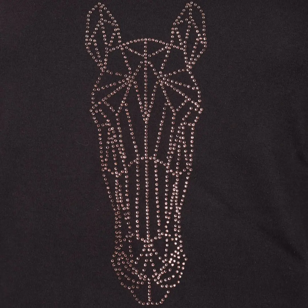 Epplejeck Ejglitter Horse Shirt - S - Zwart-goud