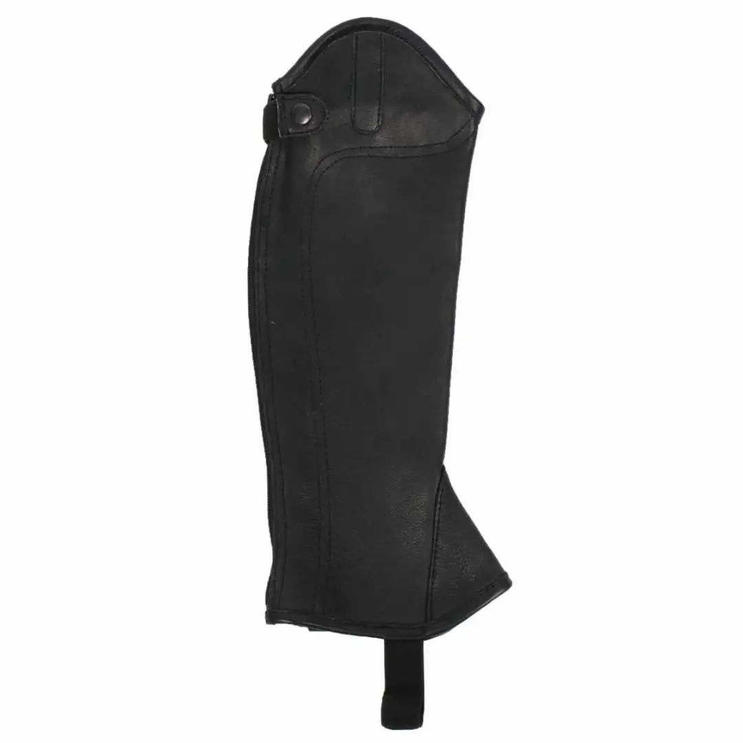 Mondoni Braga Minichaps XL - Zwart Leer