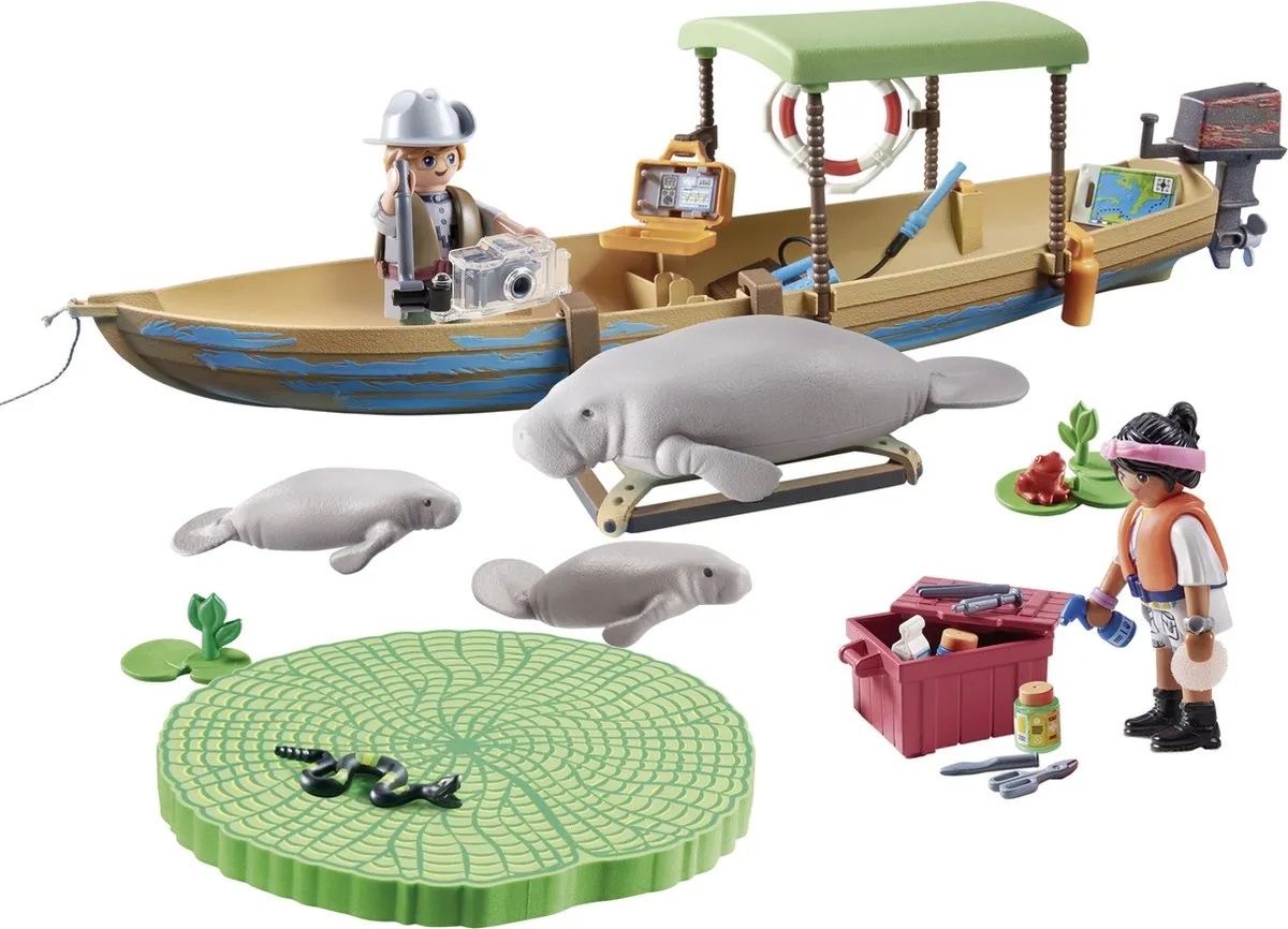 Playmobil Wiltopia Boottocht naar de zeekoeien 71010