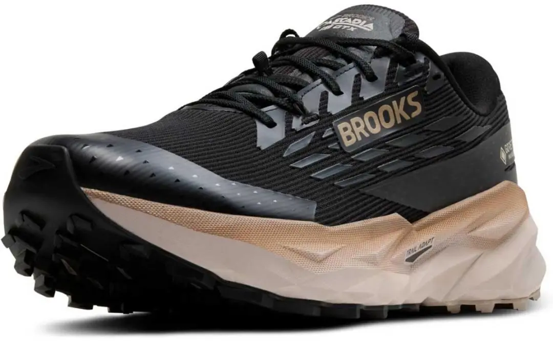 Brooks Cascadia 19 GTX Trailrunningschoenen Heren - 45.5 - Zwart/Orange - afbeelding 3 van 6