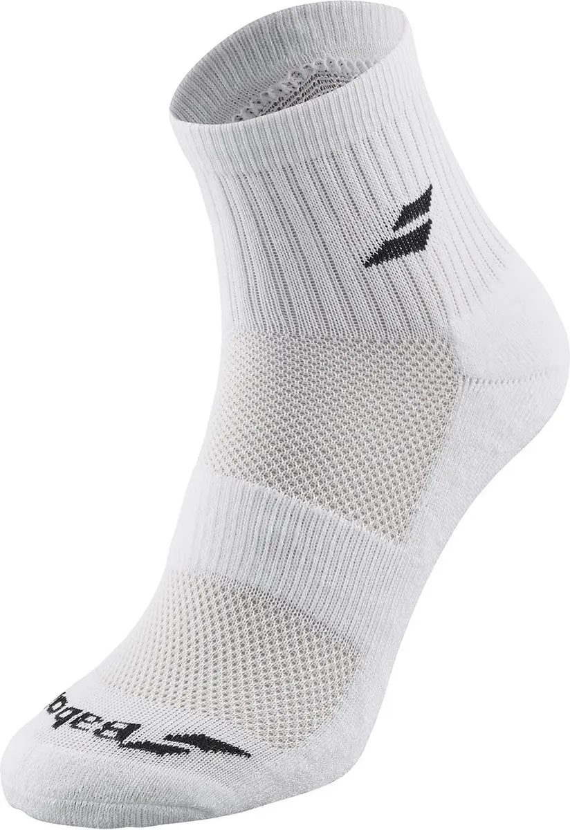 Babolat quarter 3 pair pack / half hoge sportsokken