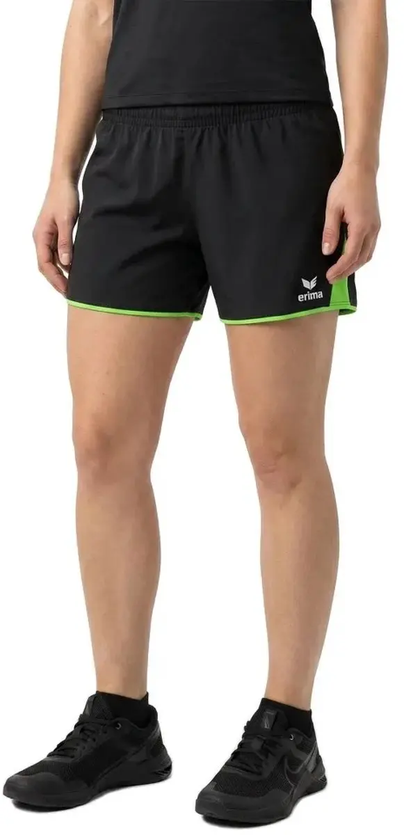 Erima 5-Cubes Short Vrouwen L - Zwart/Groen