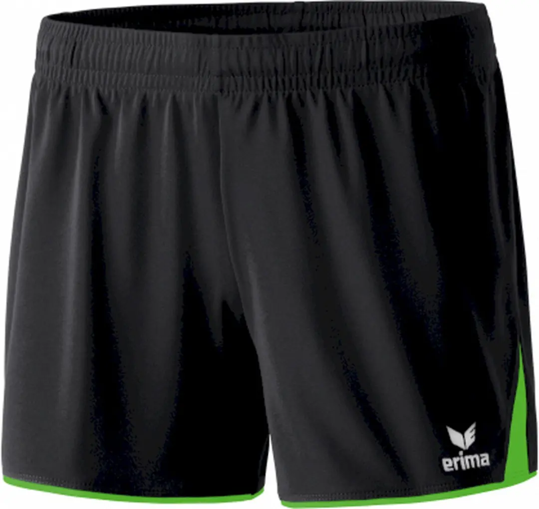 Erima 5-Cubes Short Vrouwen L - Zwart/Groen