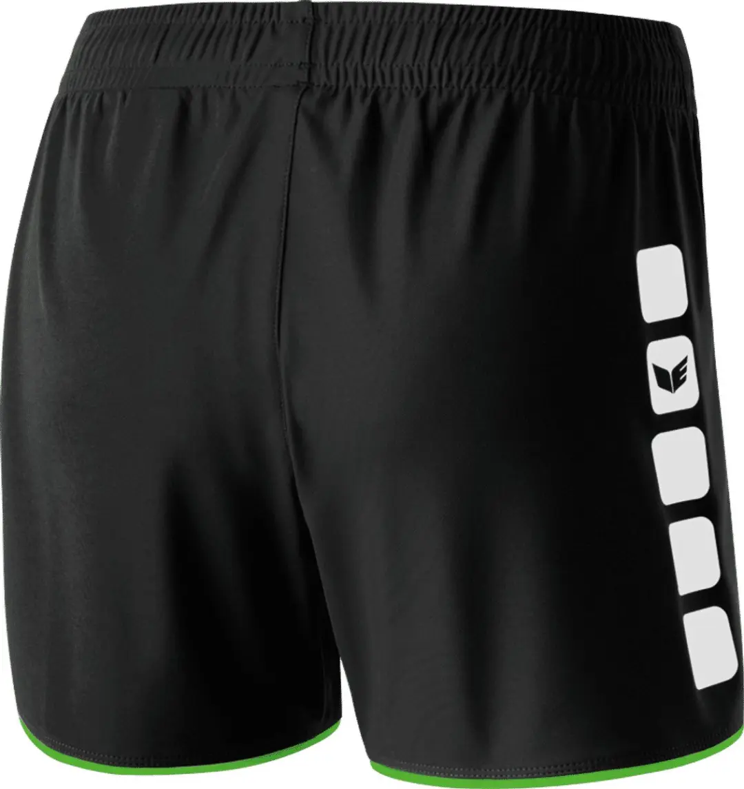 Erima 5-Cubes Short Vrouwen L - Zwart/Groen