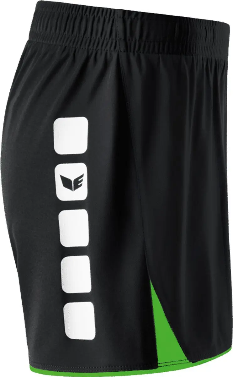Erima 5-Cubes Short Vrouwen L - Zwart/Groen