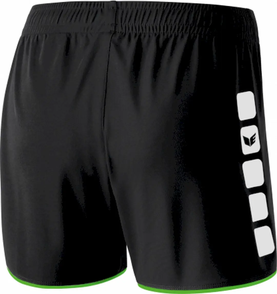 Erima 5-Cubes Short Vrouwen L - Zwart/Groen - afbeelding 6 van 6