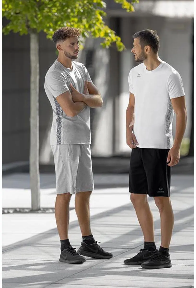 Erima Essential Team T-Shirt Heren XXL - Monument Grey/Wit