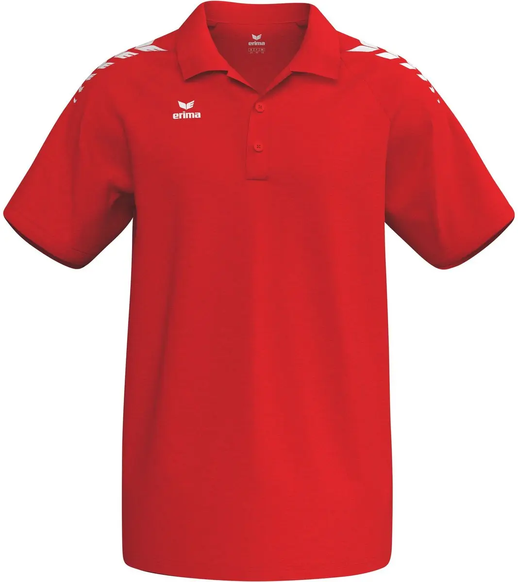 Erima CMpt 3 Wings Polo Heren - Rood/Wit XL