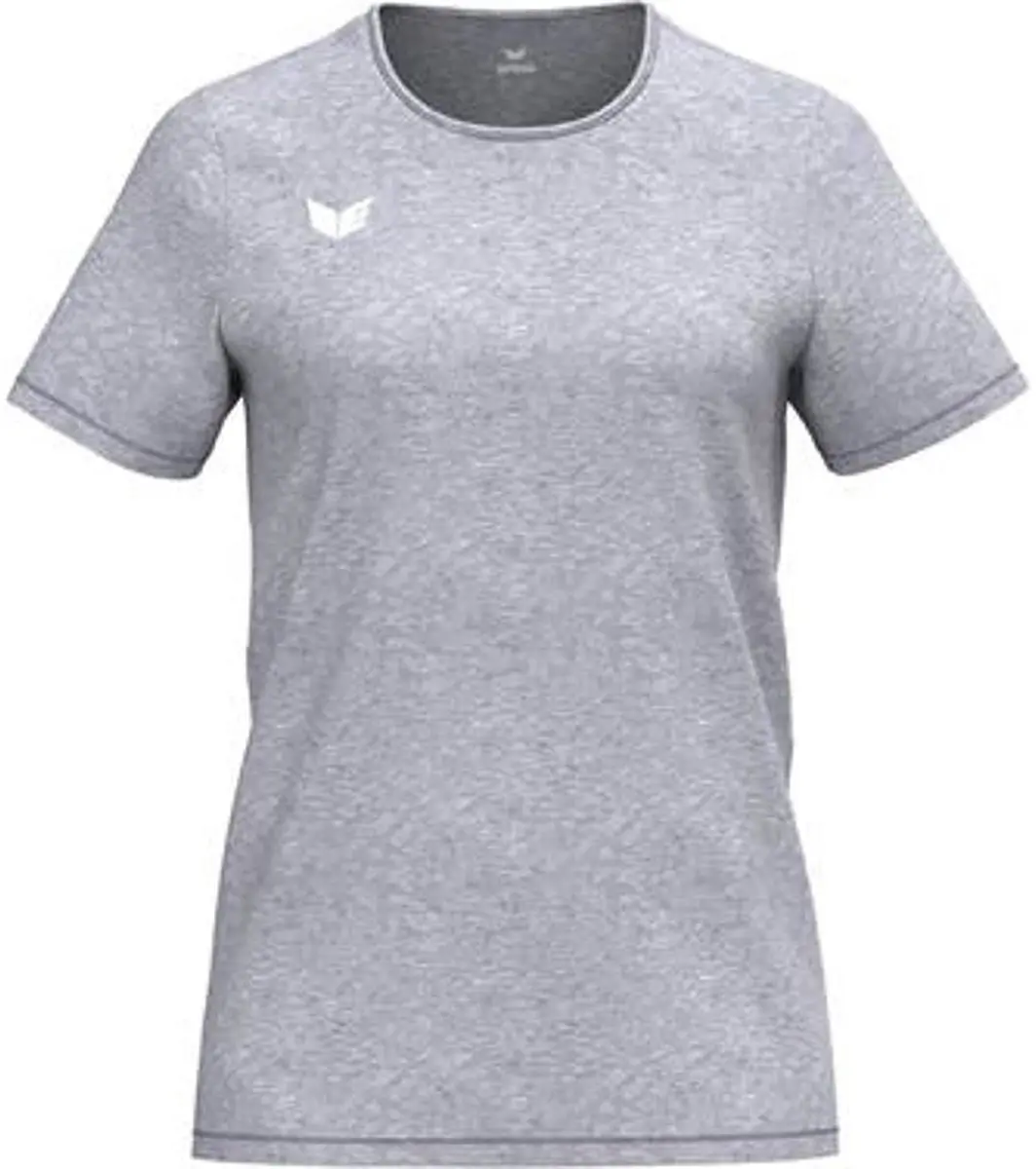 Erima Intro Functioneel T-shirt Dames - Grijs - Maat 34