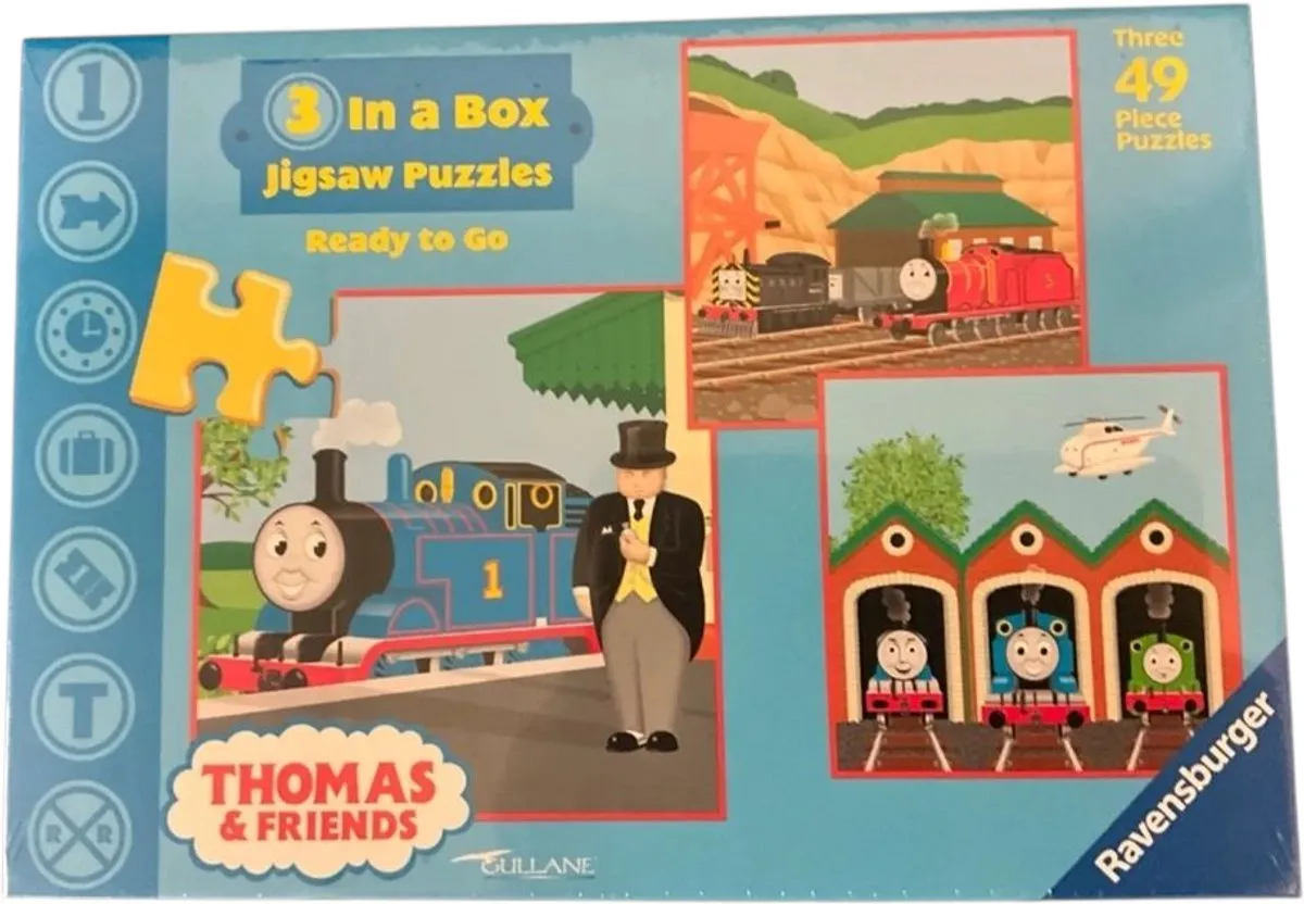 Ravensburger Thomas & Friends Ready to Go Puzzels - 3x49 Stuks - Multicolor