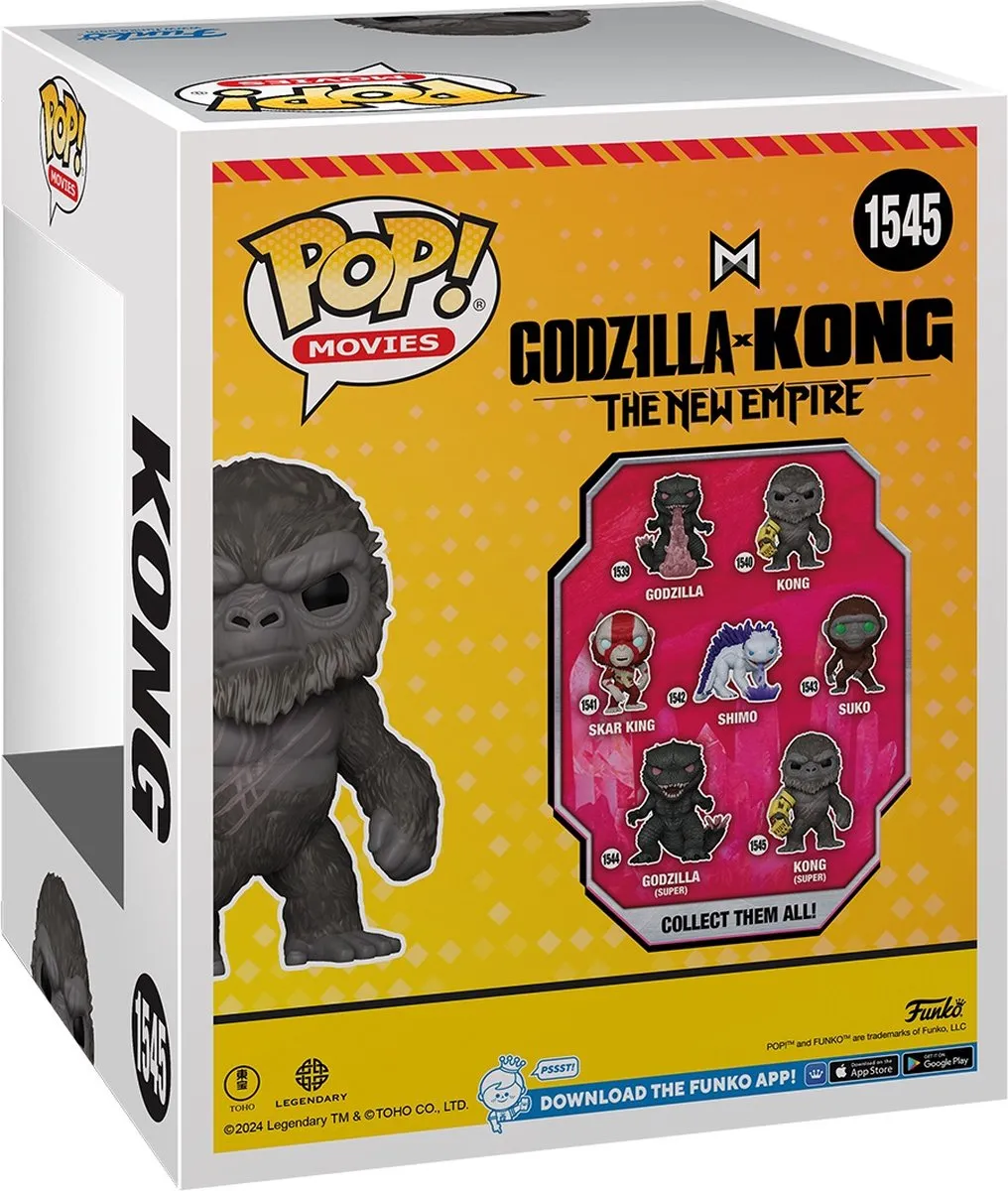 Funko Godzilla vs. Kong Kong Super Pop! 75931 - Meerkleurig