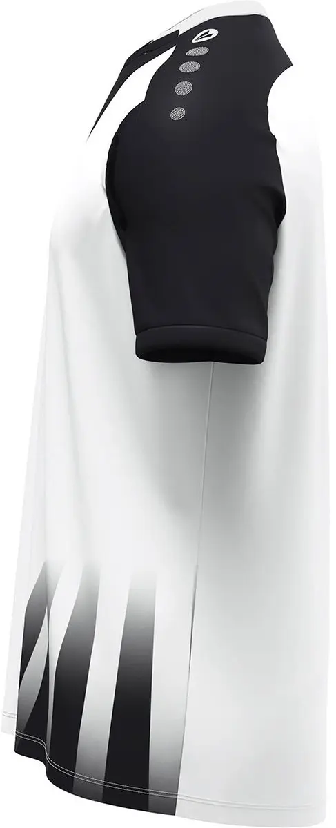 JAKO Vintage Shirt Korte Mouw Heren - L - Wit/Zwart