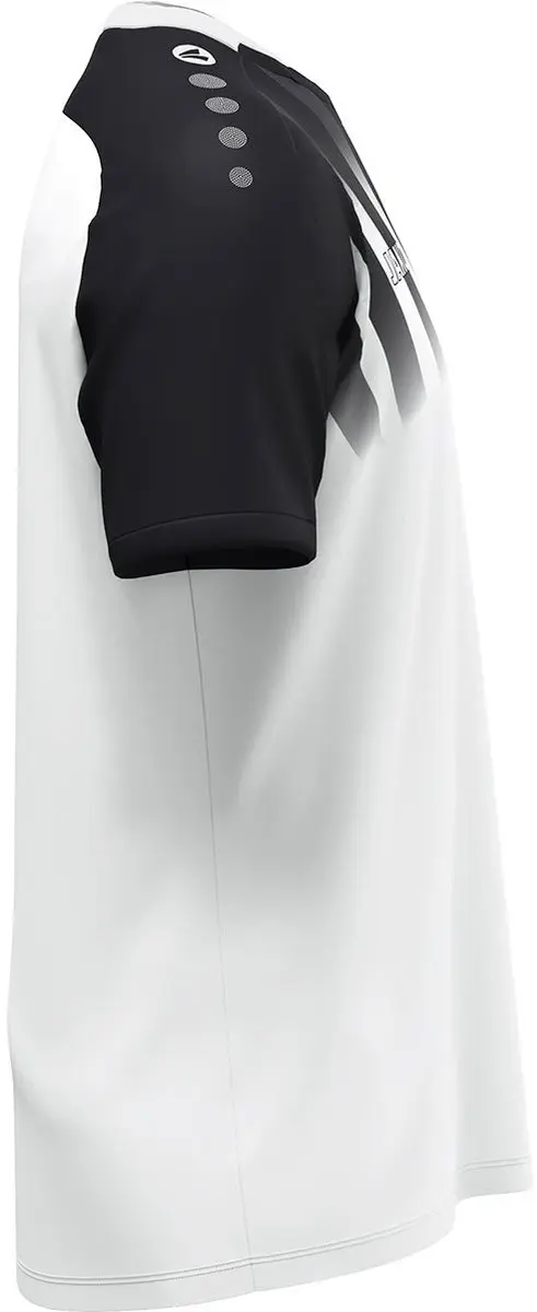 JAKO Vintage Shirt Korte Mouw Heren - L - Wit/Zwart