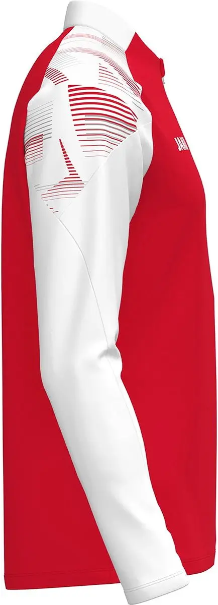 Jako Sonic Ziptop Heren - Rood/Wit M
