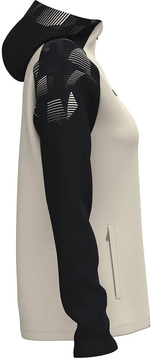 Jako Sonic Jas Met Kap Dames 38 - Off White/Zwart