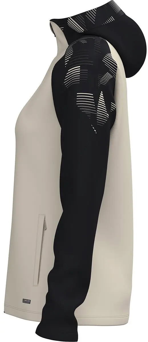 Jako Sonic Jas Met Kap Dames 38 - Off White/Zwart