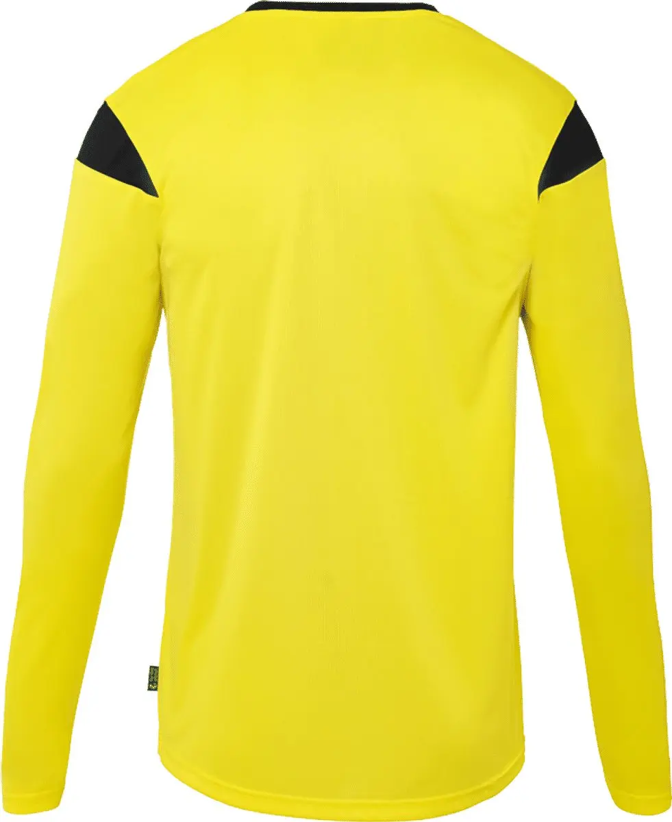 Uhlsport Squad 27 Voetbalshirt Lange Mouw Heren - Limoen/Zwart M