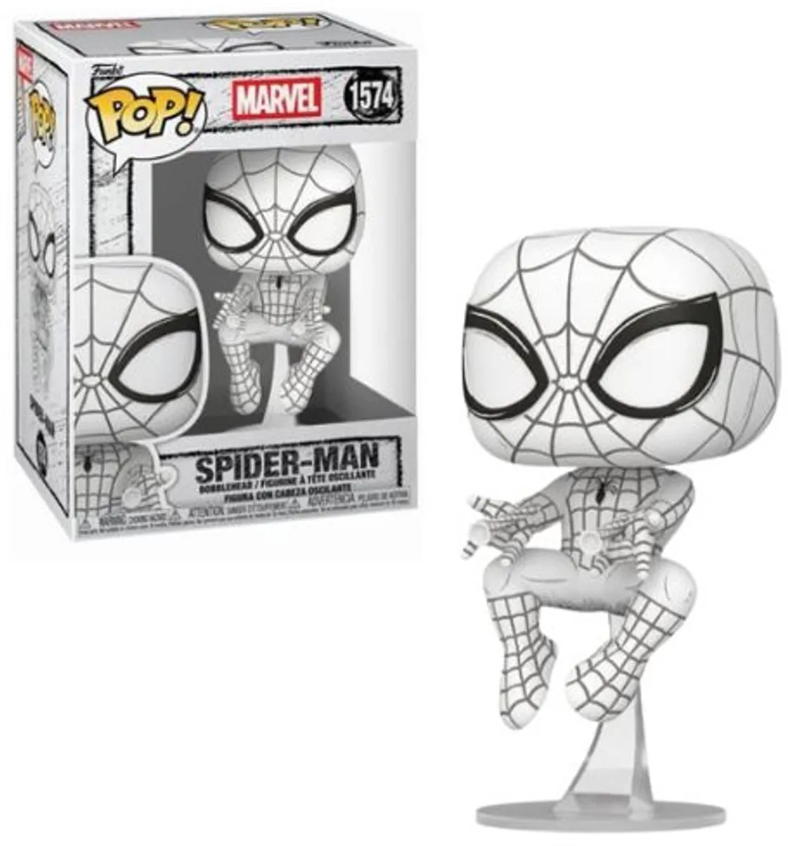 Funko Pop! Marvel Sketched Spider-man #1574