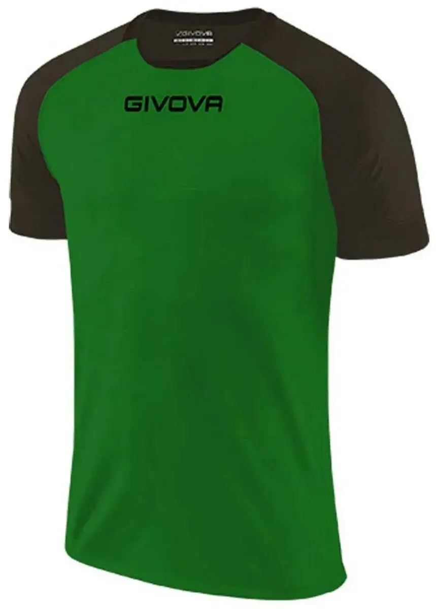 Givova Capo T-shirt - S - Groen/Zwart