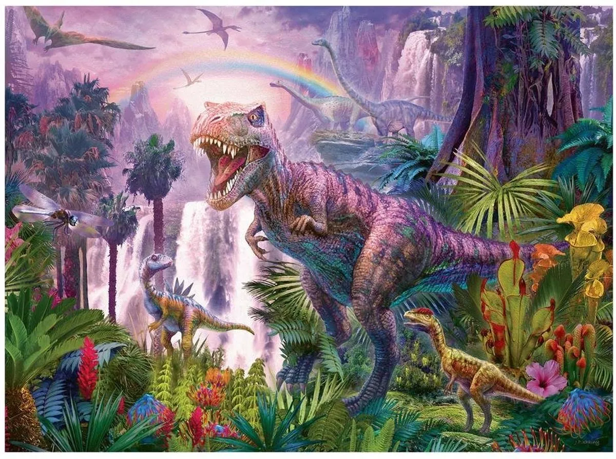 Ravensburger Land van de Dinosauriërs Puzzel 200 Stuks - Multicolor