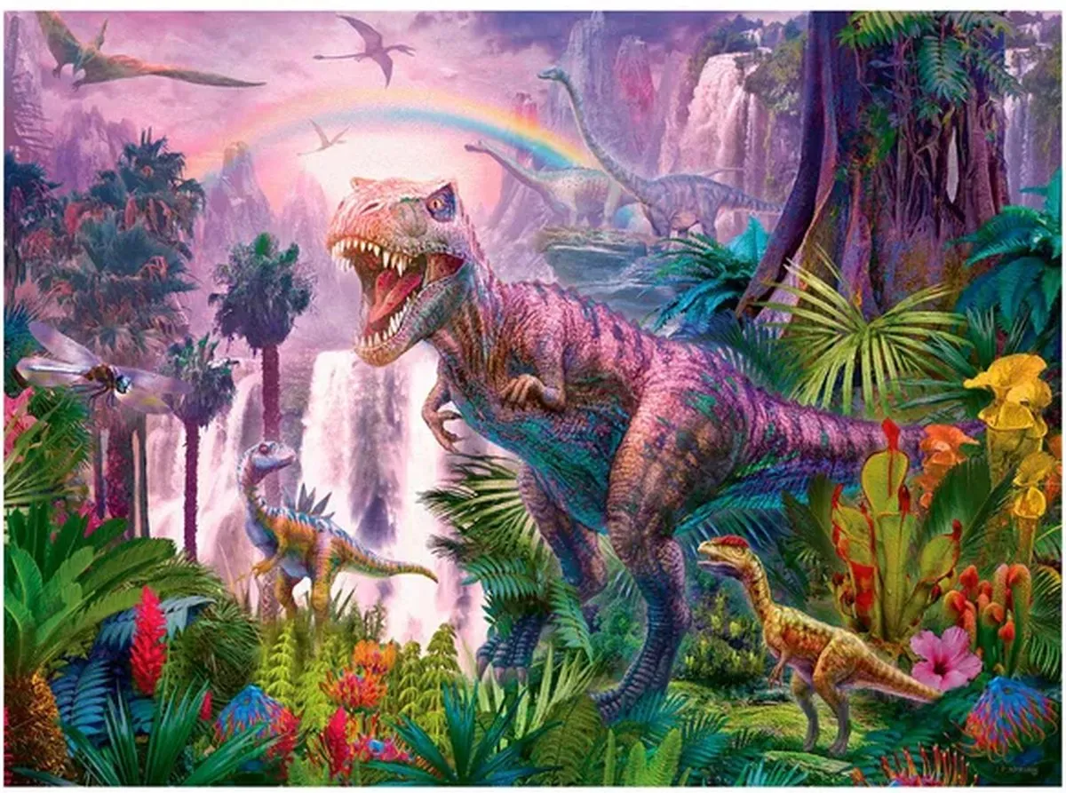 Ravensburger Land van de Dinosauriërs Puzzel 200 Stuks - Multicolor
