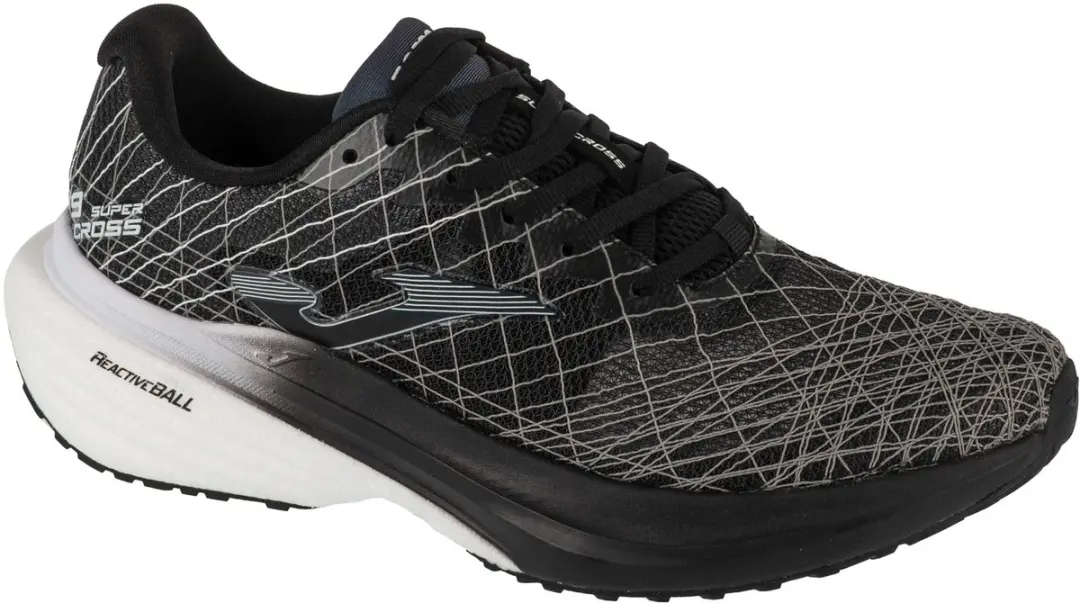 Joma Super Cross Top Men 25 RCROSTS, Mannen, Zwart, Hardloopschoenen, maat: 44,5