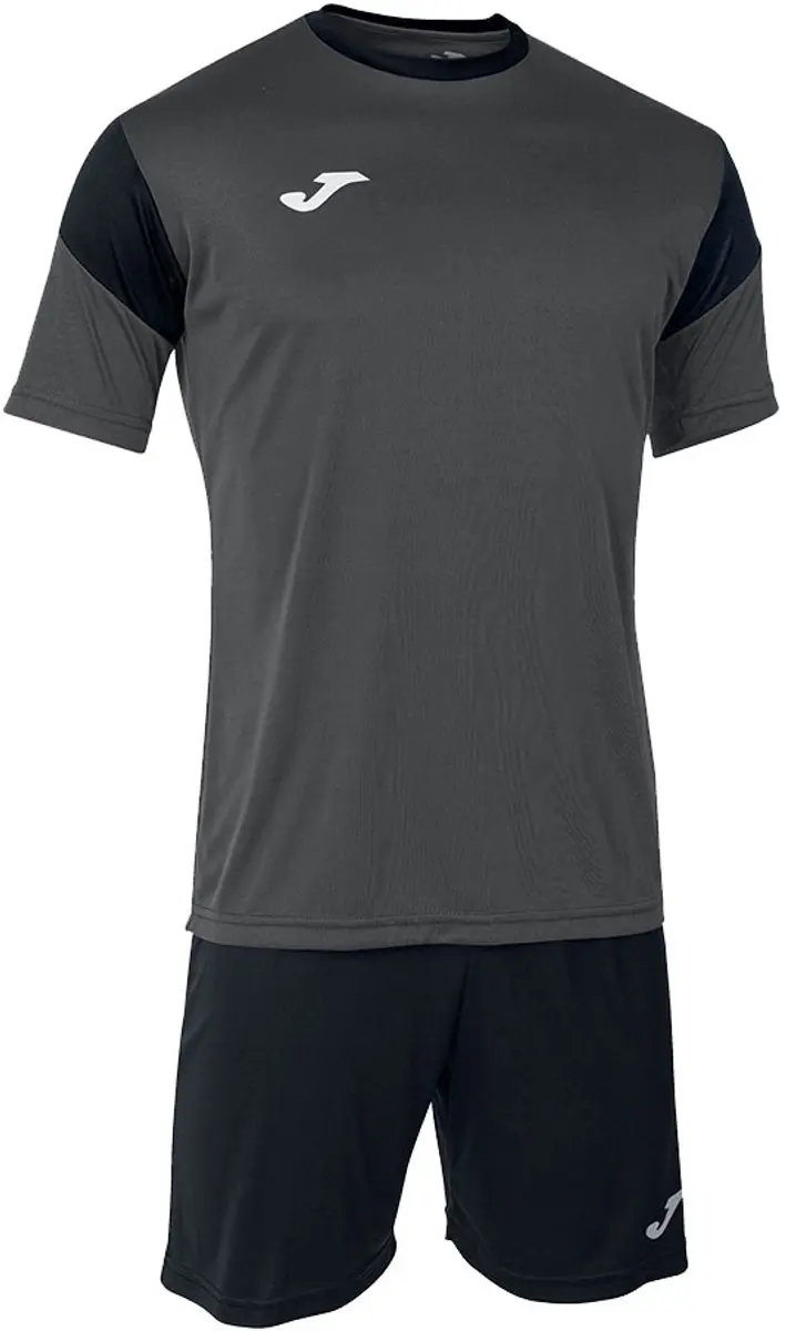 Joma Phoenix Korte Mouw Set Grijs L Man